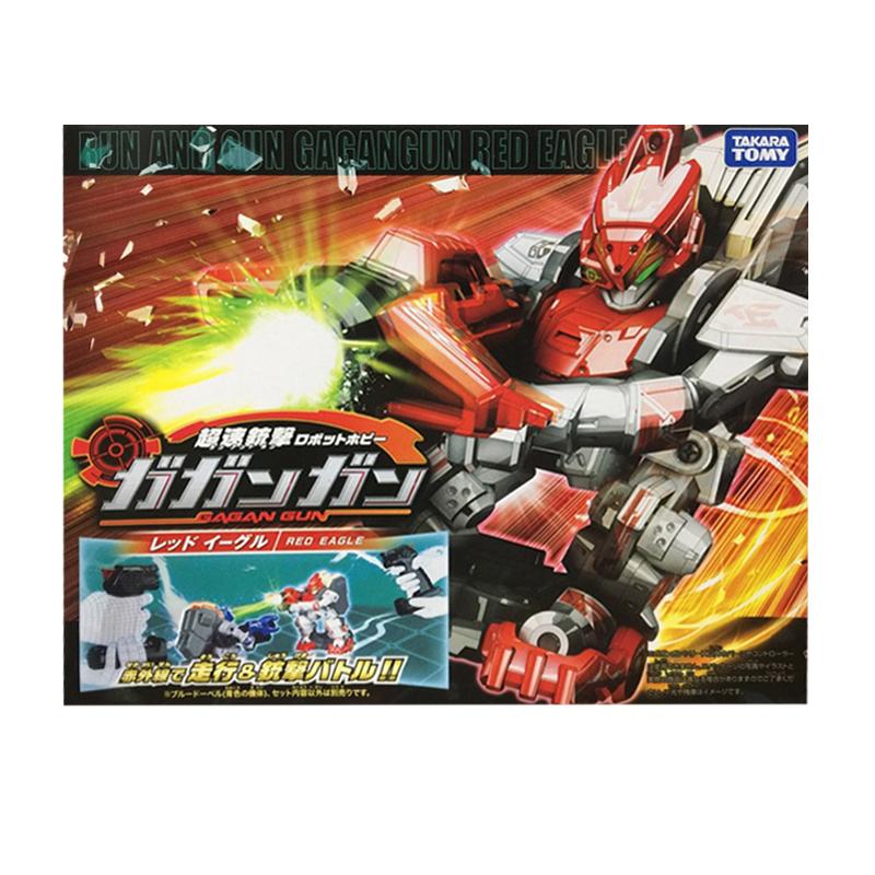Takara Tomy Shooting Battle Toy Robot Hobby Gagangan Red Eagle With Controller 